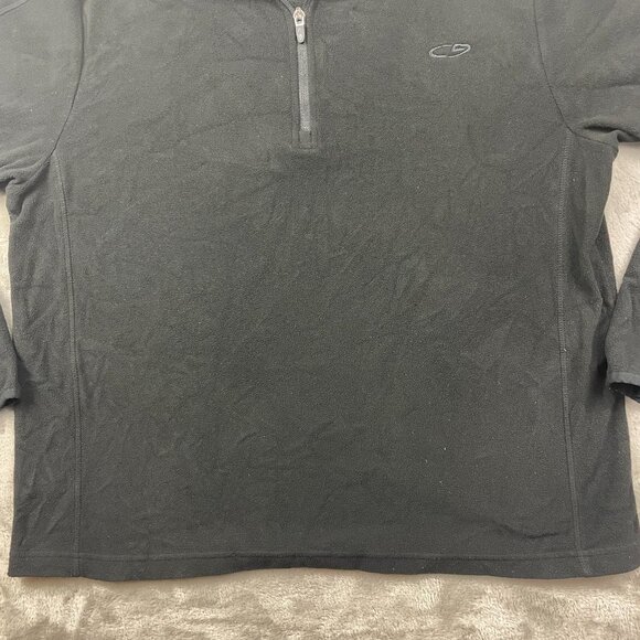 Champion Lightweight Winter Fleece Long Sleeve Quarter Zip Jacket Men's Medium - Picture 3 of 8